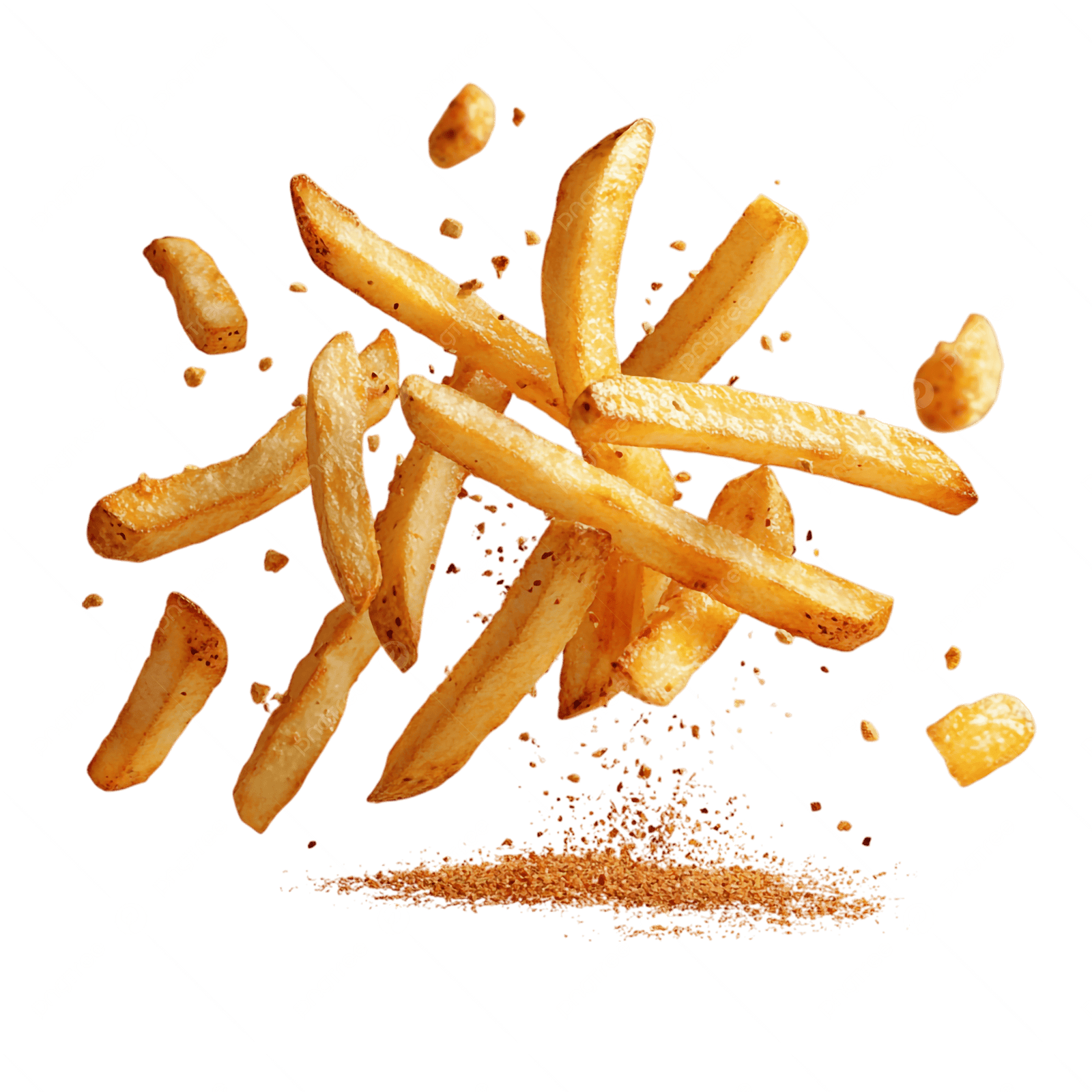 Amfries cone with sauce on top